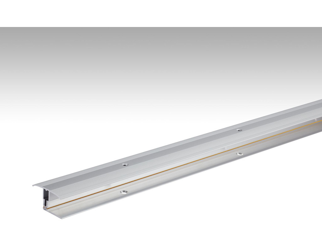 Übergangsprofil Flexo Typ 302 (7 bis 17 mm) Silber eloxiert