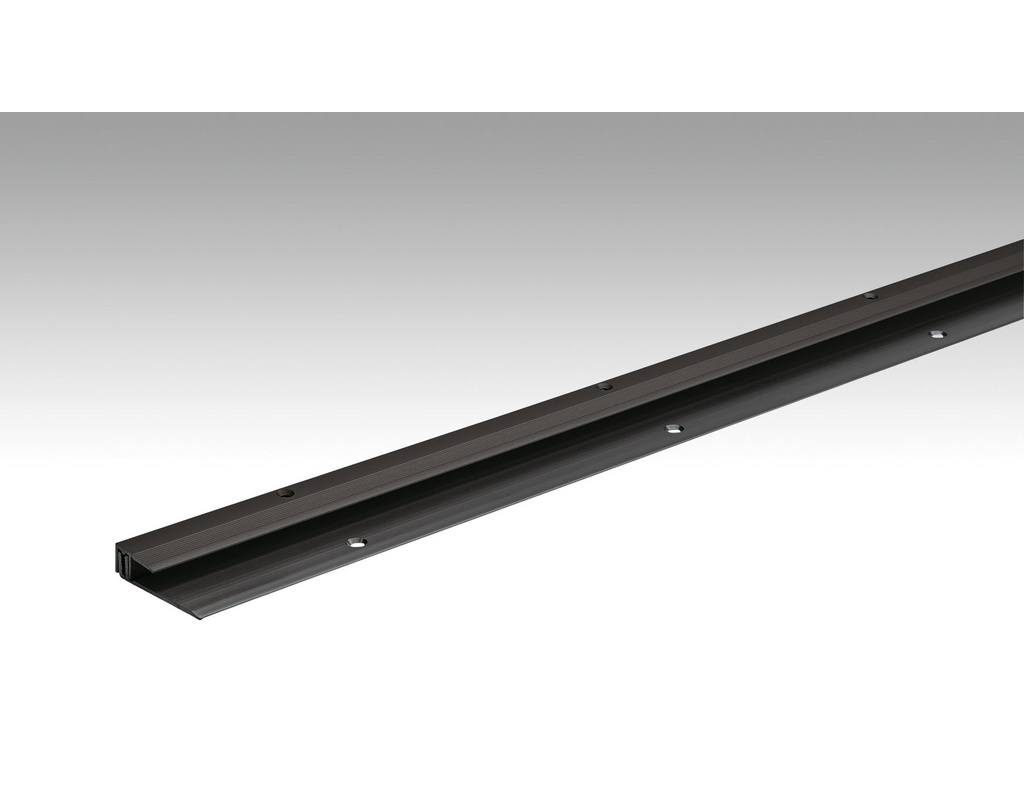 Abschlussprofil Typ 201 (6,5 bis 16mm) 2700x21mm 2510 Schwarz eloxiert