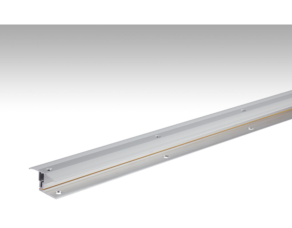 Übergangsprofil Flexo Typ 302 (7 bis 17 mm) Silber eloxiert