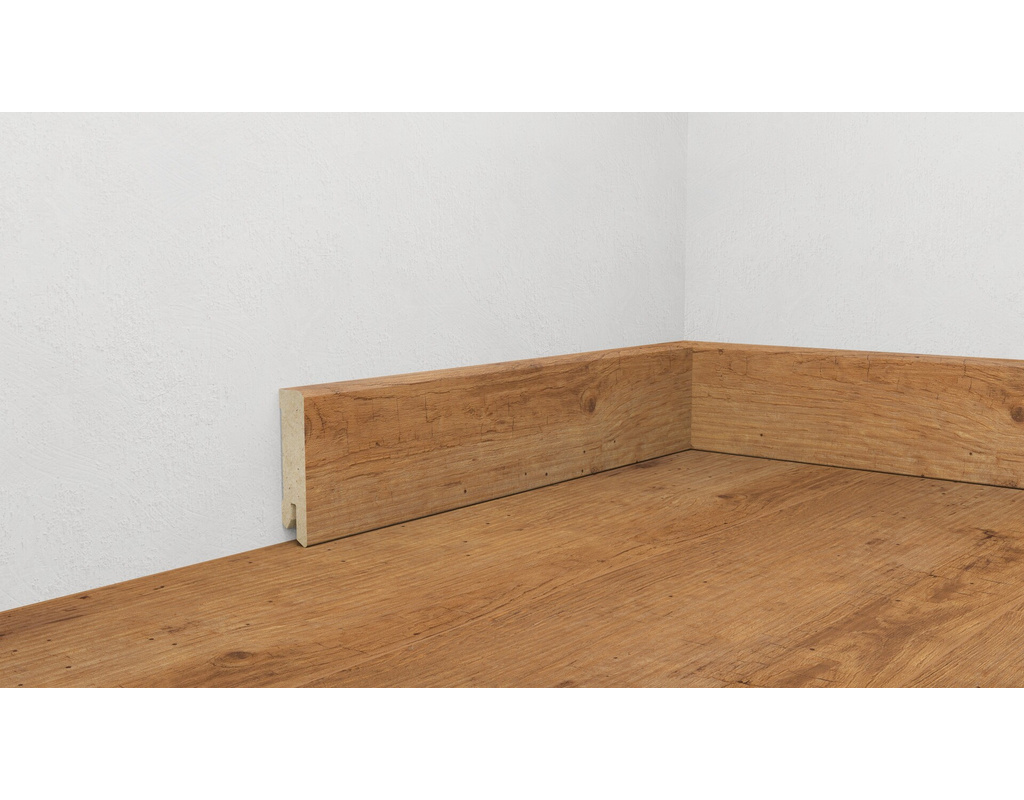 Digital bedruckte Fußbodenleiste , Profil 6055