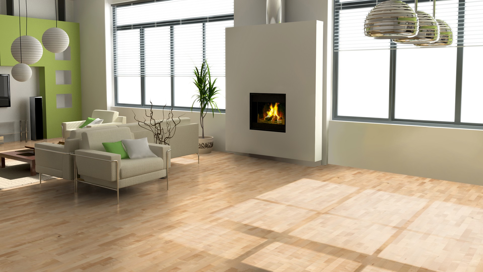 Fertigparkett Schiffsboden Bergahorn FULDA, matt lackiert