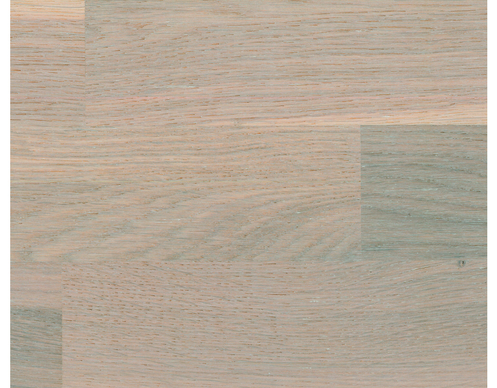 HOLZLOC Holz-Fertigparkett, 3-Stab Eiche rustikal, gebürstet weiß geölt