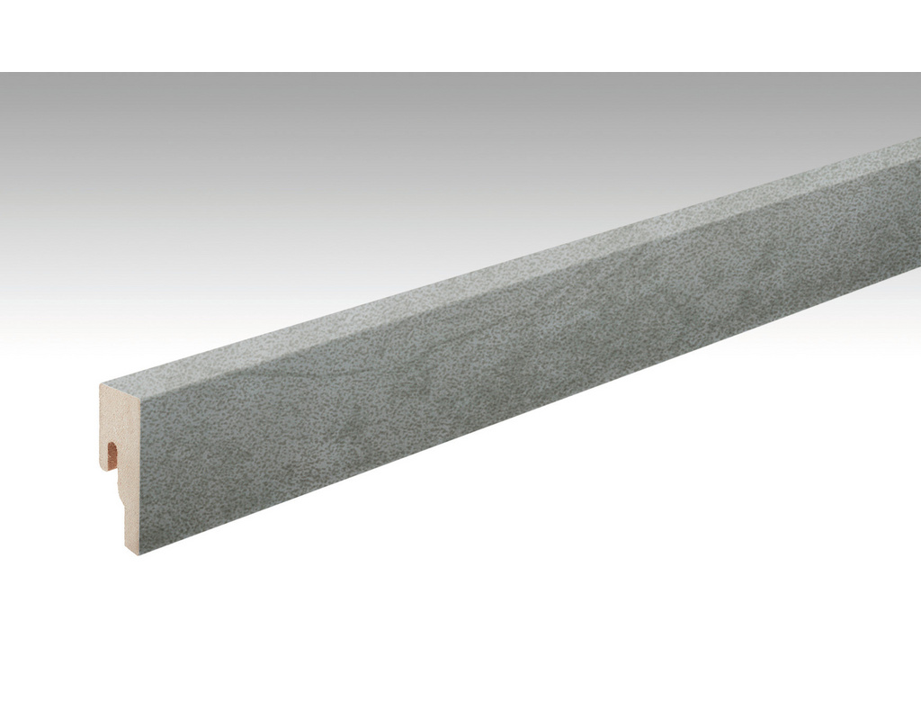Dekor-Fußleiste Profil 8 PK Schiefer grau