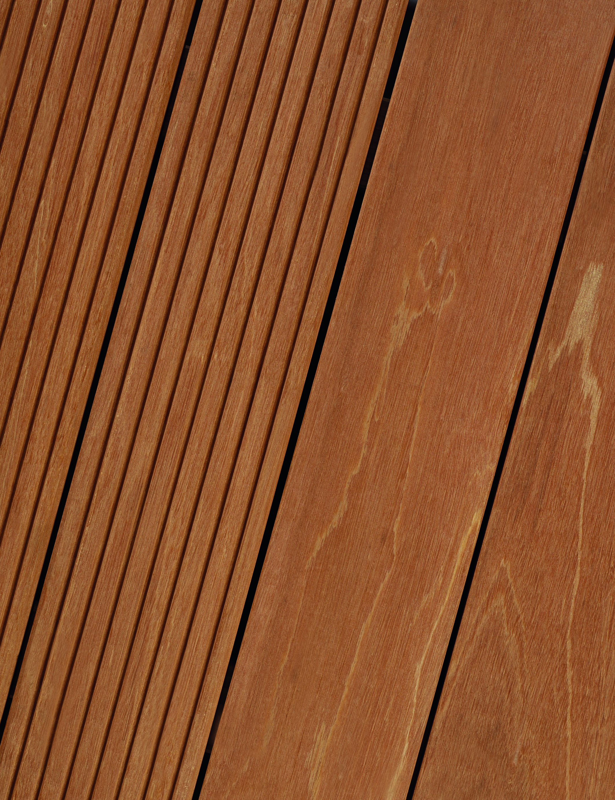 Kombi-Profil glatt/grob Bangkirai