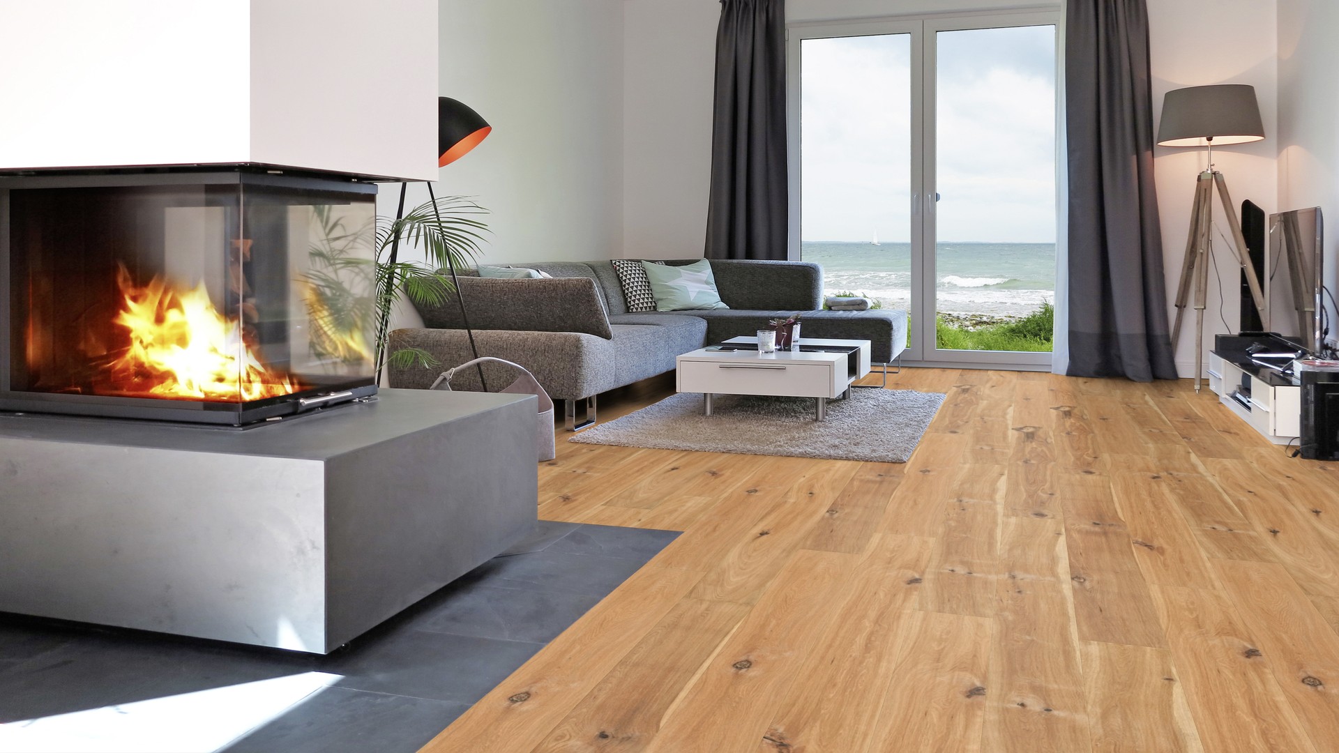 Fertigparkett Landhausdiele Eiche LOISACH -S-, handgehobelt, rustikal, natur geölt