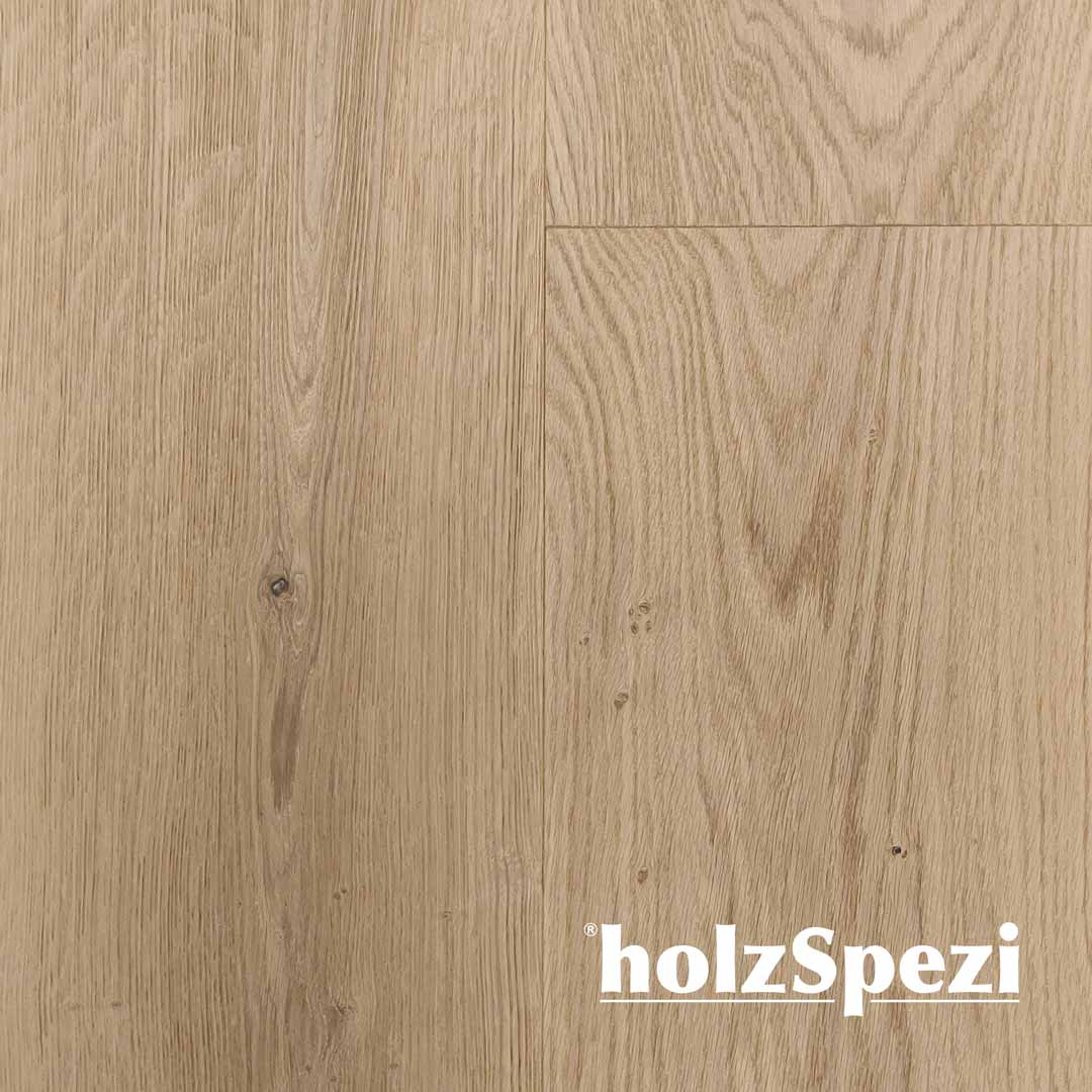 Fertigparkett Landhausdiele Eiche MULDE gebürstet, natur, SAFETOP Rohholzoptik