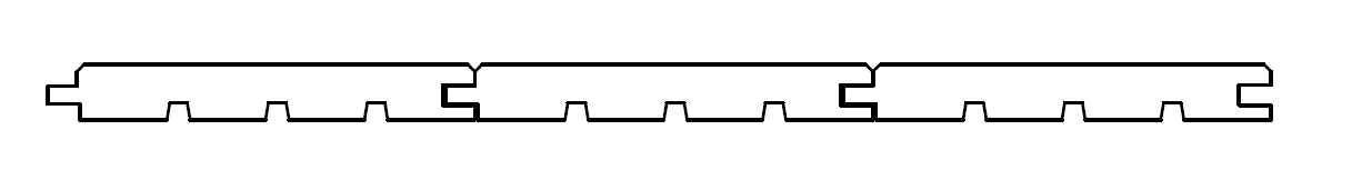19x121 Faseprofil nord. Fichte A/B plus