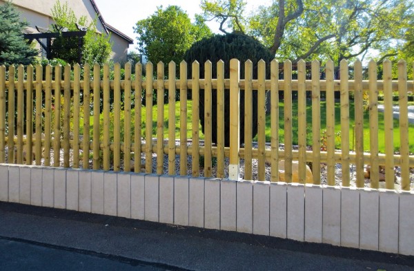 Senkrechtzaun 6cm Einzeltor