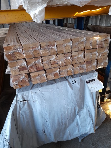 Rhomboidleiste sibirische Lärche 27x68mm 4m