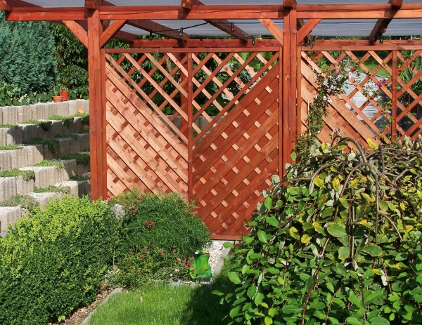 Milano 180x180cm mit Rankgitter