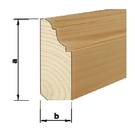 Held Sockelleiste Karnis 14x40mm Fichte