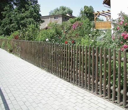 Senkrechtzaun 6cm Einzeltor